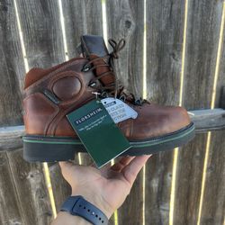 Florsheim Work Tec Composite Toe Work  Boots Mens 10 • NEW