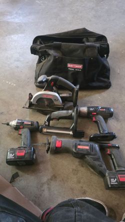 Craftsman power tools 19.2v new condition must go