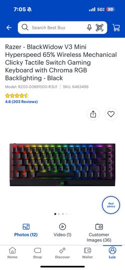 Razer Wireless Keyboard And Steel Series Headset