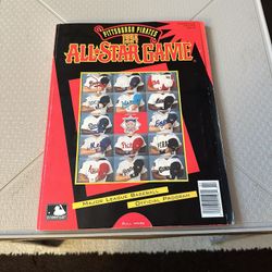 MLB all star game program 1994 Pittsburgh Pirates