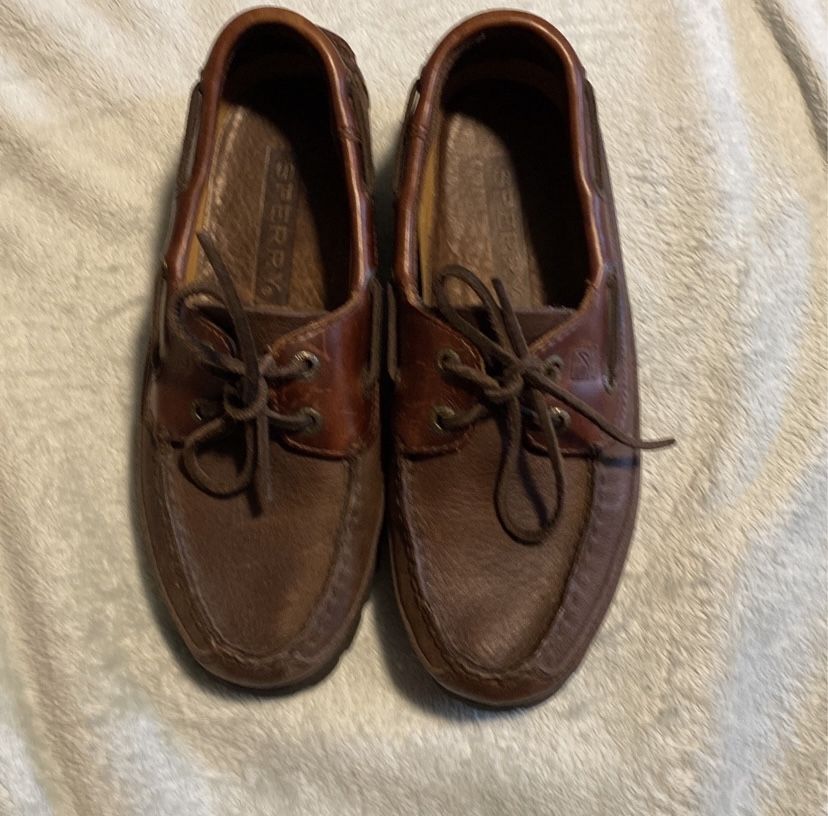Leather Sperrys
