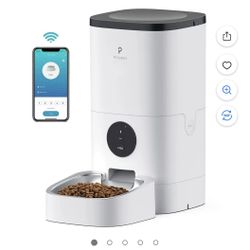 PETLIBRO Automatic Cat Feeder, Wi-Fi Automatic Cat Food Dispenser with Timer Interactive Voice Recorder, Auto Cat Feeder with 1-4 Meals Control Dry Fo