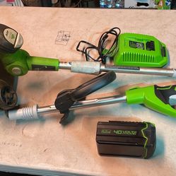 Greenworks 40V 13" Cordless String Trimmer/Edger with 4.0Ah Battery & Charger 21302