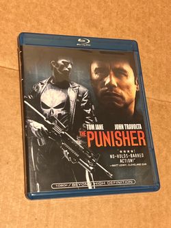2004 The Punisher Blu-Ray Tom Jane / John Travolta / Will Patton - Marvel