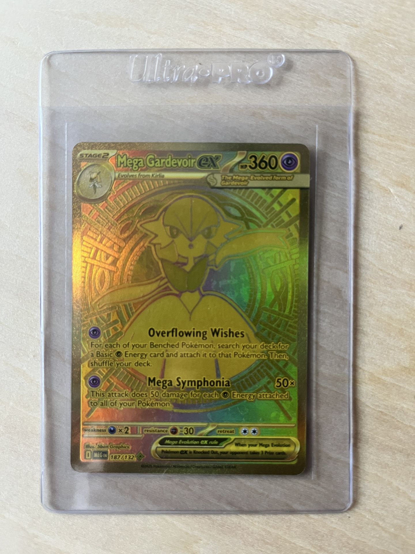 Gold Mega Gardevoir EX