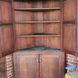 Antique Corner Cabinet