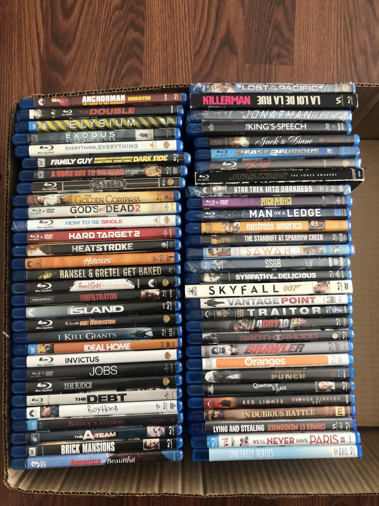 60 BLU-RAY’s