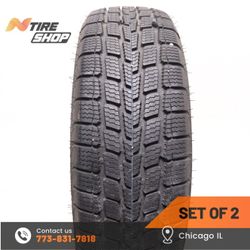 Set of 2 Used  9.5/32    195/65R15  91H  Firestone  WeatherGrip