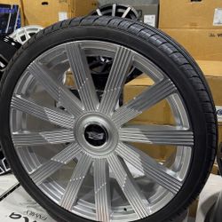 24” Cadillac Escalade Wheels Rims Tires Brand New