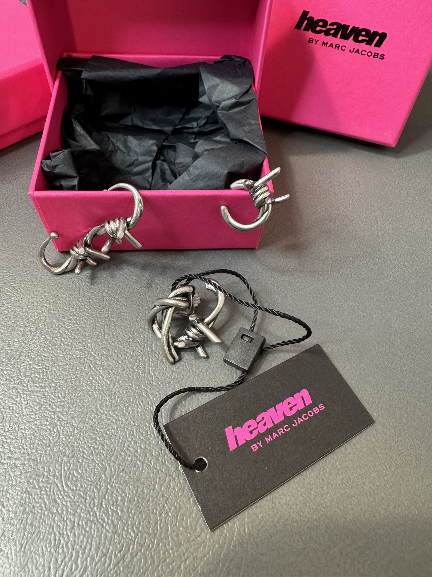 NEW Heaven By Marc Jacobs Barbed Wire Earring With Ear Cuffs Set (2 Sets)