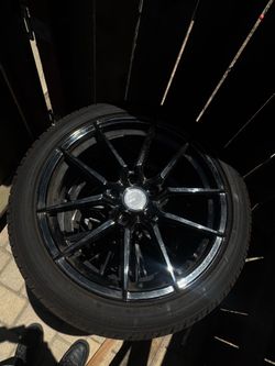 20” black velsen rims & tires