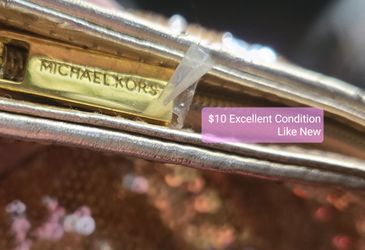 Gold Purse Sequin Michael Kors Bag