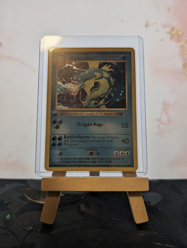  Pokémon Card Gyarados 1st Edition 1999 Base Set 