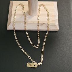 14k Gold Necklace 22 Inch