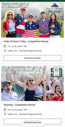 Memorial Golf Tournament