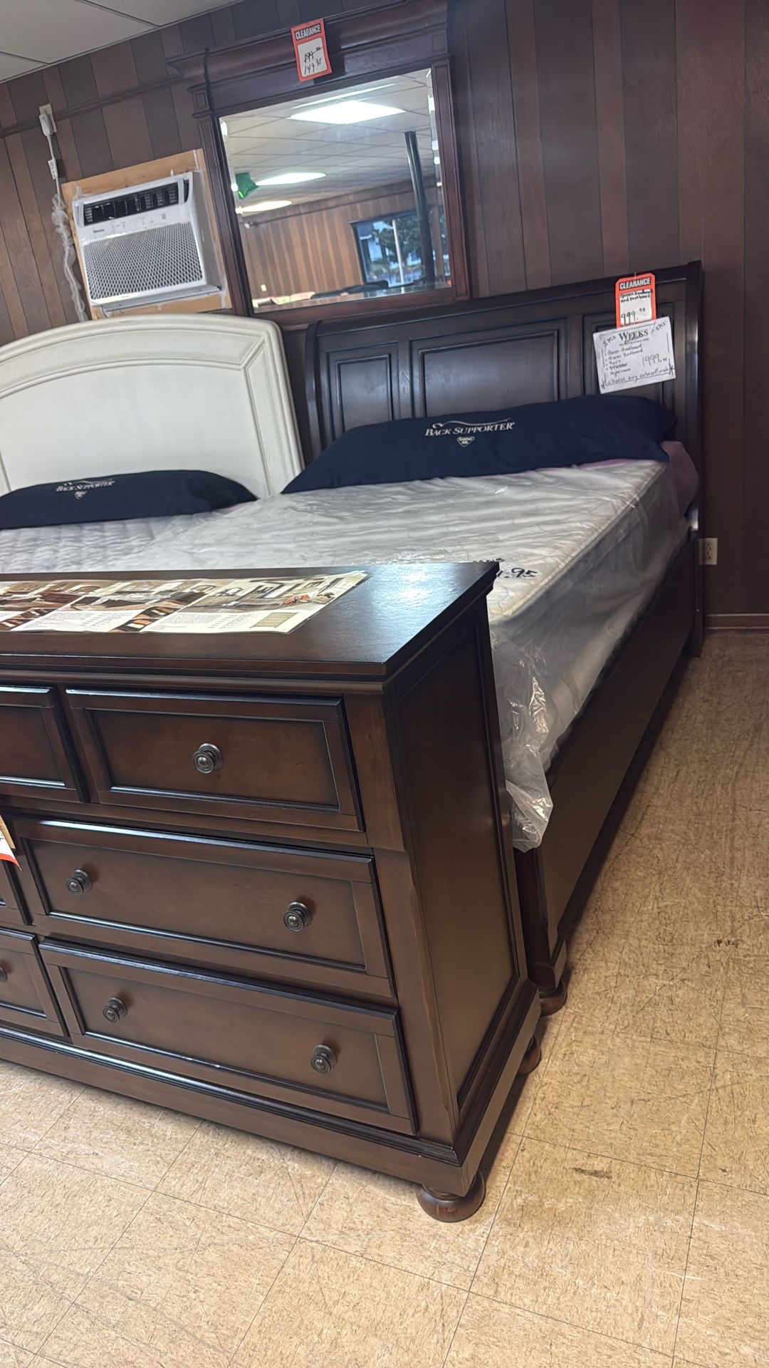 Limited time offer queen size bed with drawers, dresser, and nightstand for $2000 several colors to choose from hurry before they raise the price