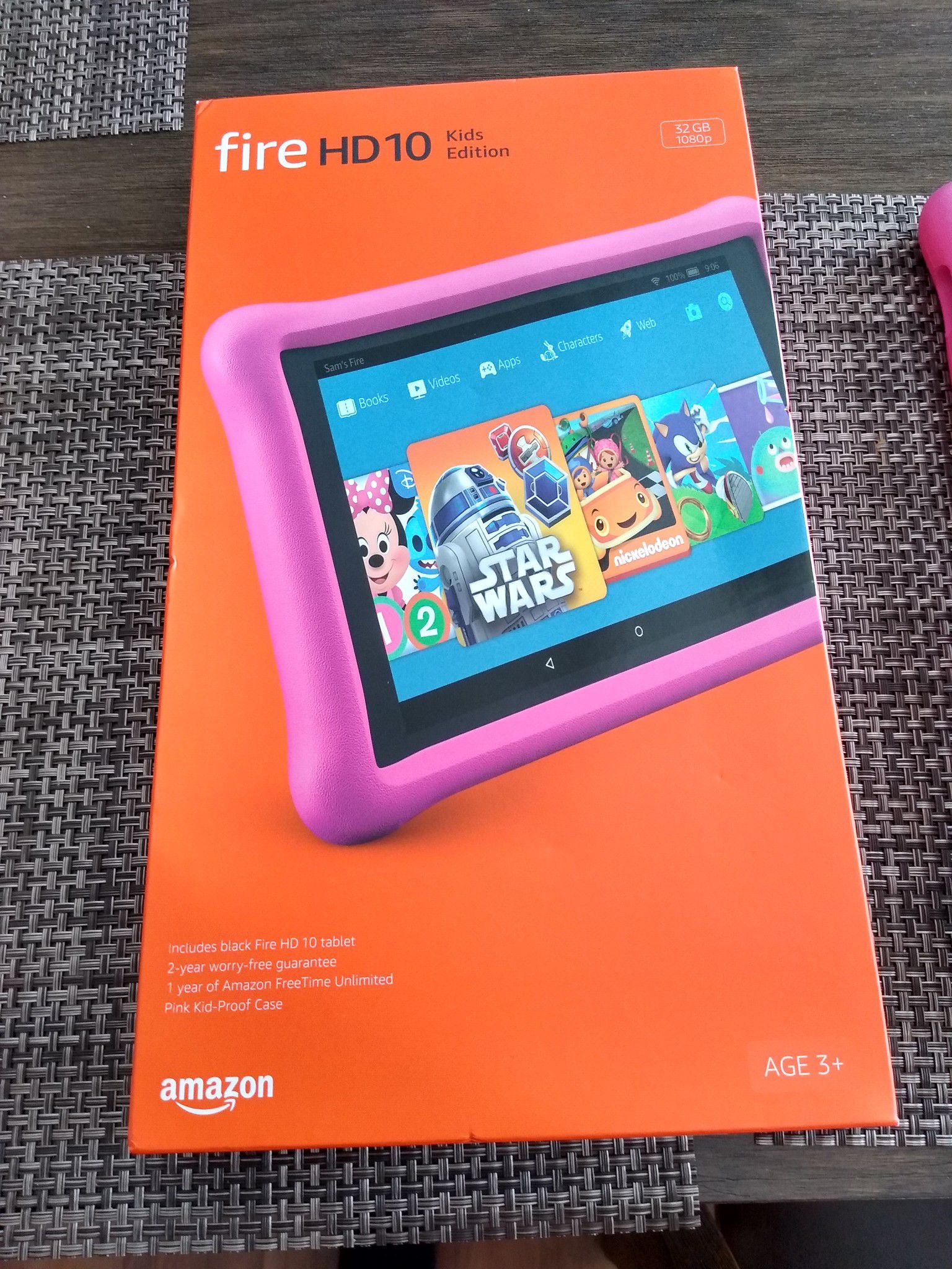 Amazon - Fire HD 10 Kids Edition - 10.1" - Tablet - 32GB - Pink