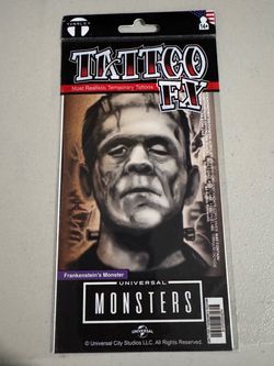 Tinsley Tattoo FX Universal Monsters Frankenstein's Monster
