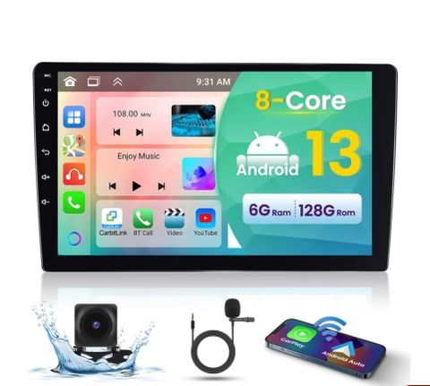 Double Din Car Stereo 10.9”