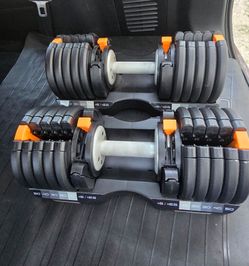 NordicTrack Select-A-Weight Dumbbell Pair 10-55 lb