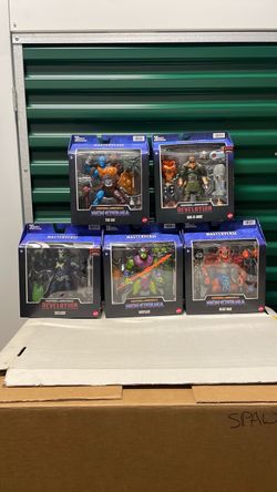 Masters of the Universe/ He-man/ Masterverse/ Two-bad/ man-at-arms/ Whiplash/ Skelegod/ Beast man/ Mattel