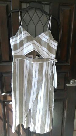 Express striped dress