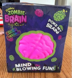 Jumbo Zombie Brain Squishy Stress Relief Toy