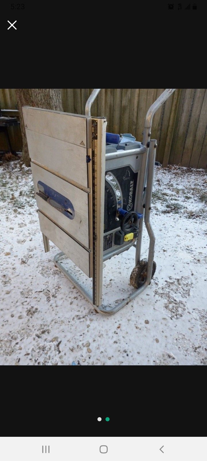 Kobalt Table Saw