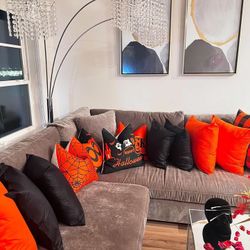 Gray Sectional  Couch 