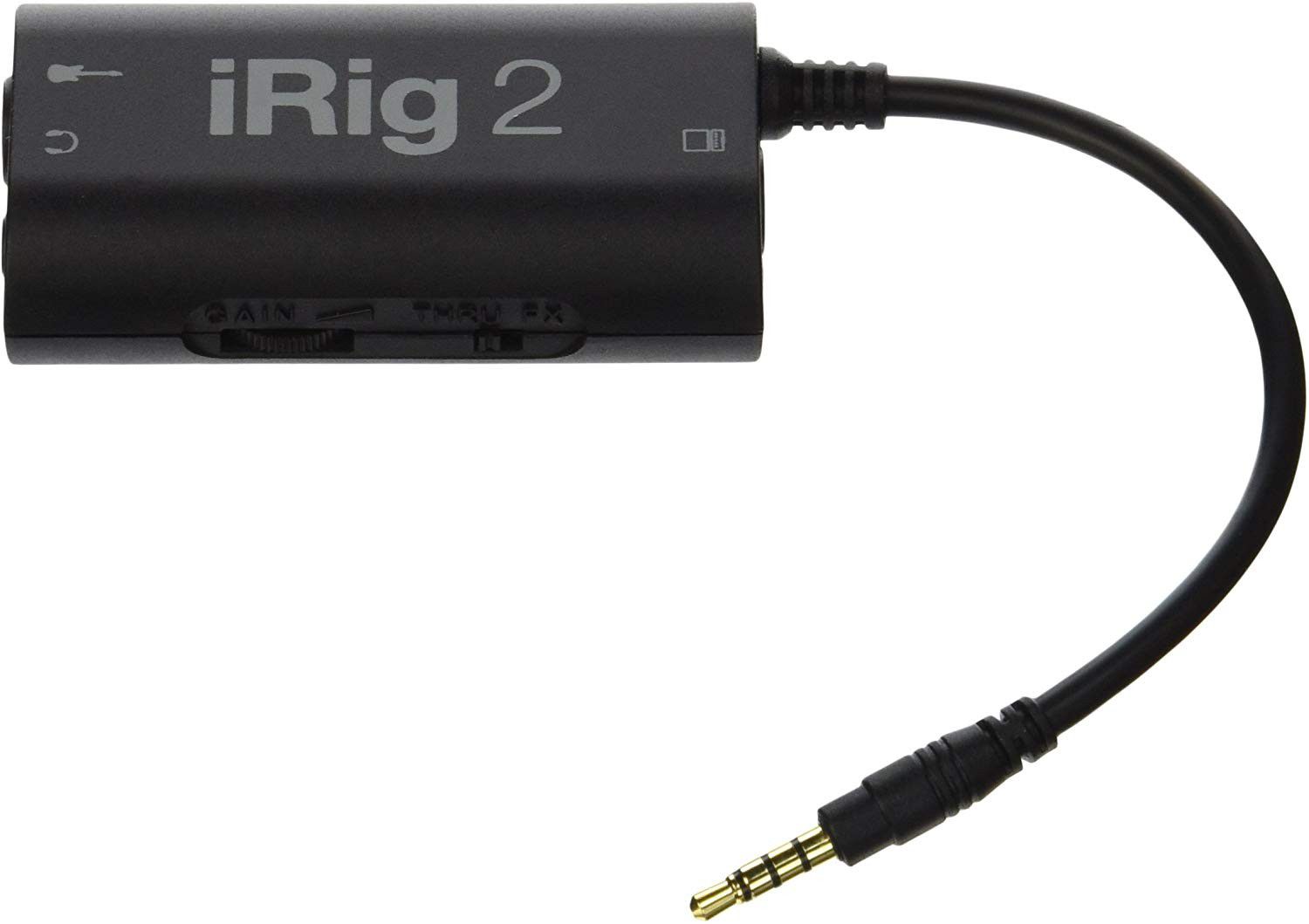IK Multimedia iRig 2 Guitar Interface Adaptor for iPhone, iPod Touch & iPad IPIRIG2PLGIN