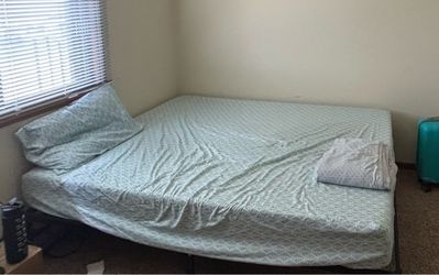 Queen Size Bedframe and Mattress