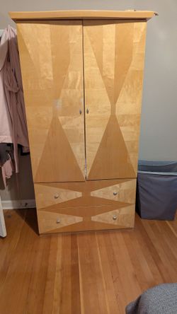 Free Italian Inlaid wood armoire