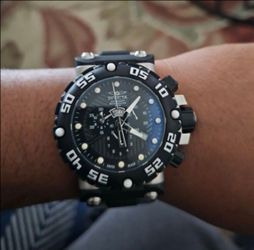 Invicta Men's 0402 Subaqua Collection Nitro Chronograph Stainless Steel and Polyurethane Watch