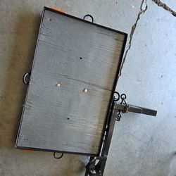 Swing away hitch for generator
