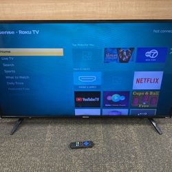 Hisense 50RGE 50" Class 4K UHD LED LCD Roku Smart TV