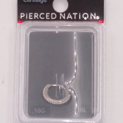 Cartilage Pierced Nation Ring