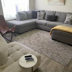 Gray Sectional Sofa 