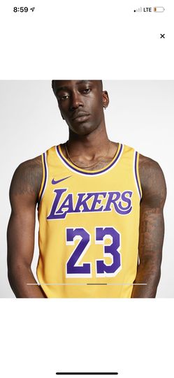 Lebron james laker nike swingman xl $65 & blue Wade xl