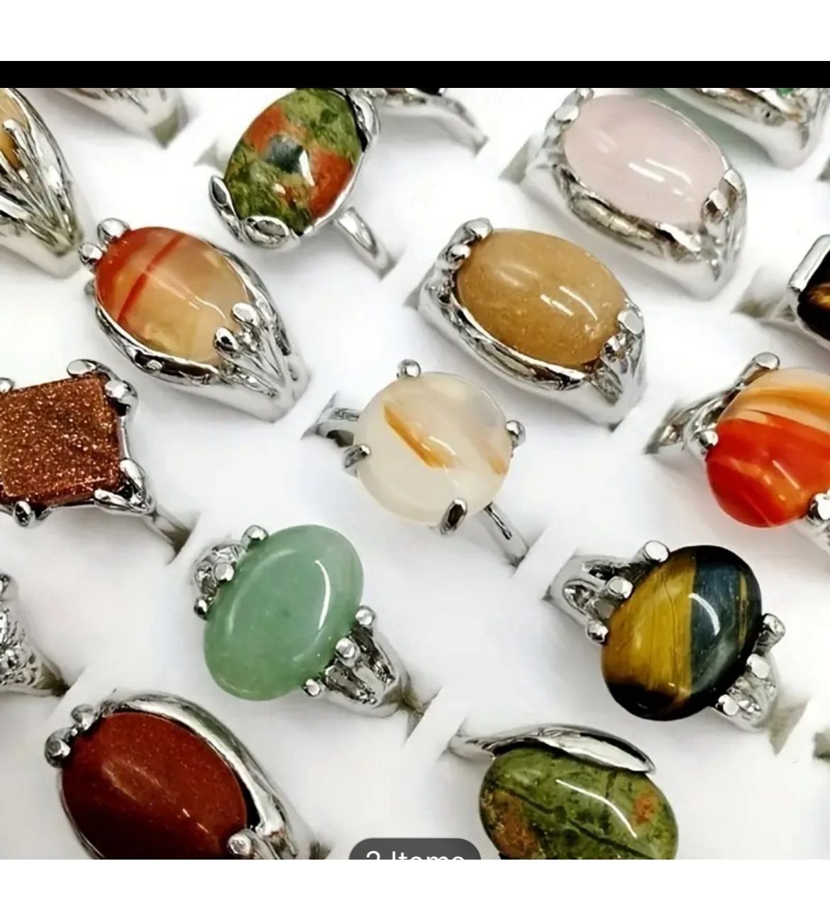 Stone Rings 6-10 $5 Each
