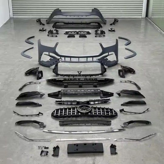 Mercedes Benz GLE AMG Body kit Bumpers grille conversion to AMG gle 53 for GLE 350 (contact info removed)-2025