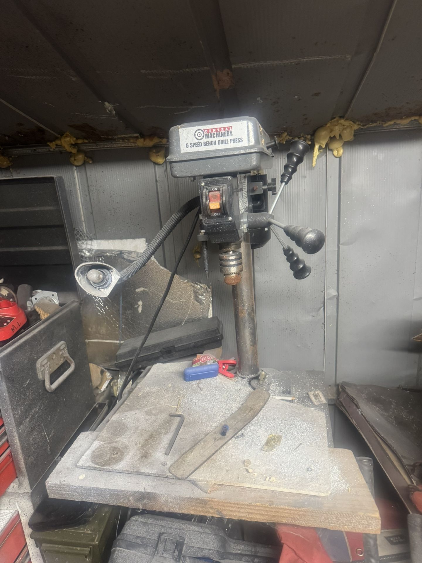 Five Piece Bench Drill Press Set Heavy Duty