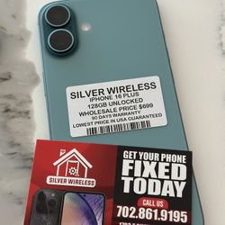 IPHONE 16 PLus 128gb UNLOCKED 