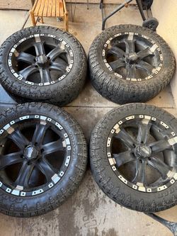 Set of 4 Off-Road Wheels with Renegade R/T Tires & 20” Rims