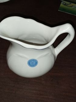 Ceramic Cream Dispenser From Restaurant Or Diner