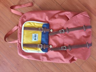 Large Brick Red Backpack