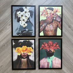 MOVING - Framed Wall Art Prints - Drake, J Cole, Lil Wayne, Jhene Aiko