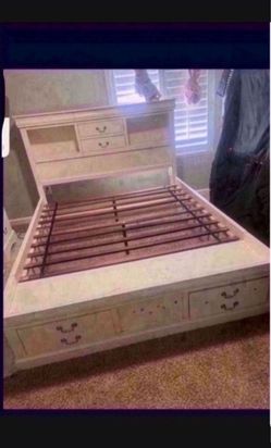 Queen bed frame $400 obo