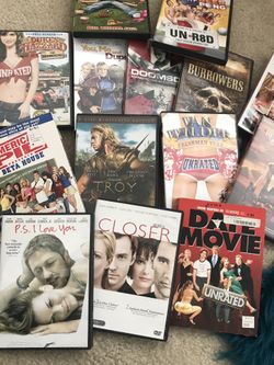 15 dvd movies various titles ( $15 for all or $2 each)!
