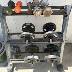Weights And Rack 