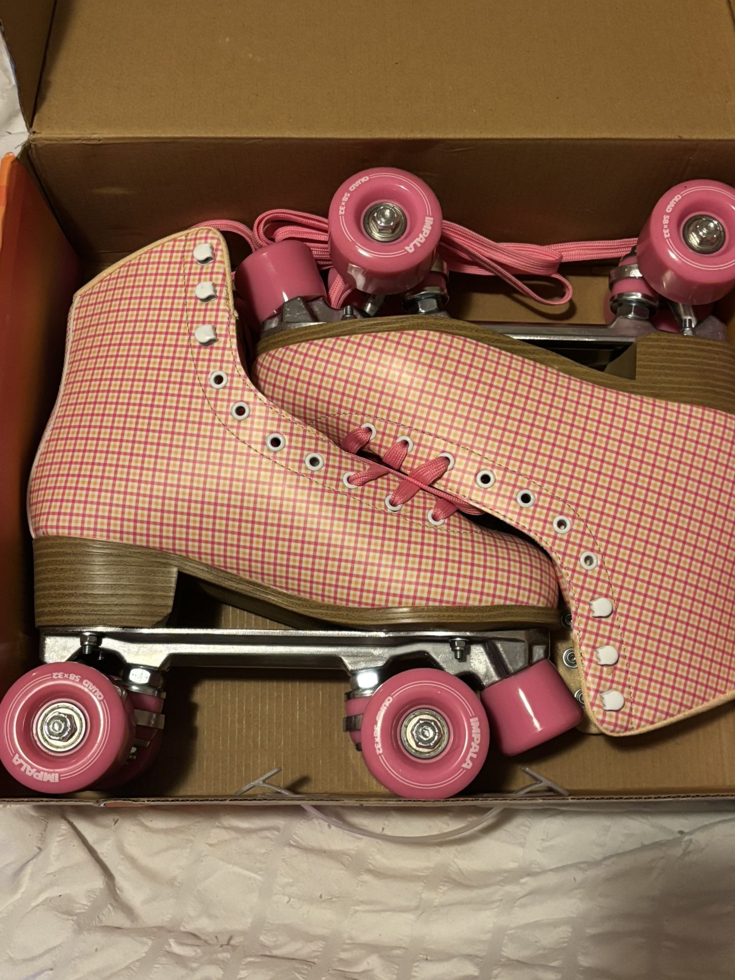 BRAND NEW Pink Impala Roller Skates